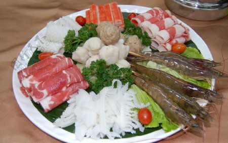 海鲜火锅料图片