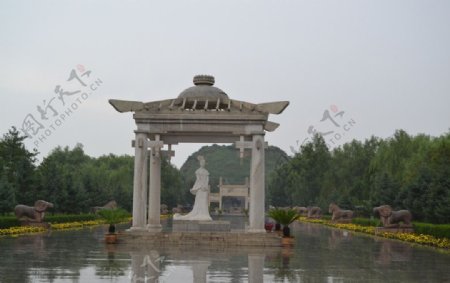 内蒙古之昭君雕像图片