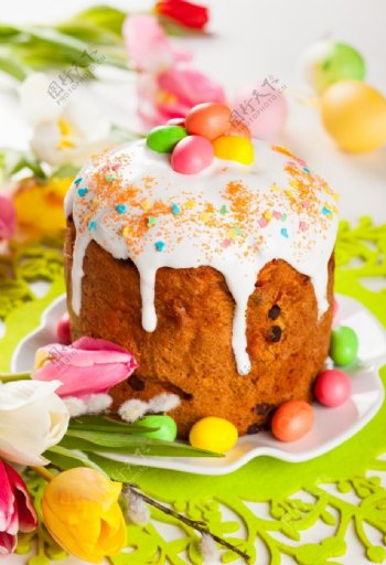 复活节蛋糕图片