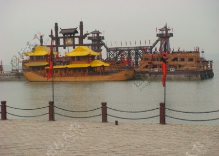 东吴战船模型图片