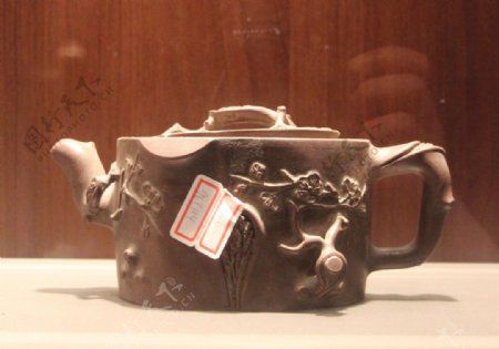 木制茶壶图片