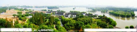 浙江嘉兴南湖全景图片