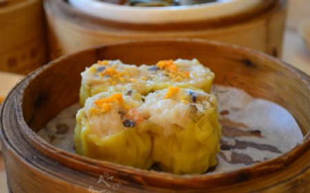 蟹黄虾饺图片