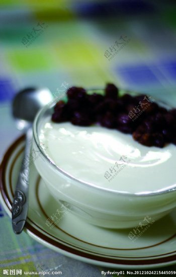 红豆酸奶图片
