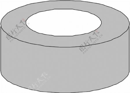 立体圆柱形图片