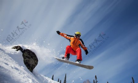 高清滑雪运动图片
