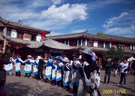 丽江古城民俗图片