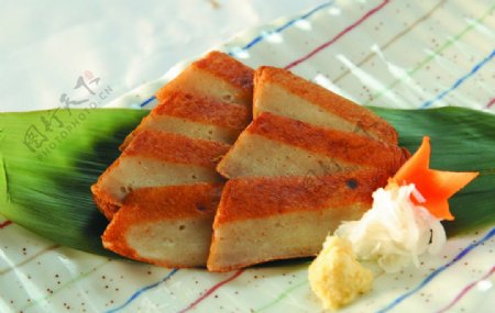 日本料理烤面包图片