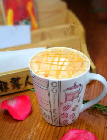 咖啡花式咖啡冰咖啡摩卡咖啡图片