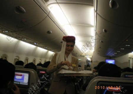 阿联酋航空姐图片