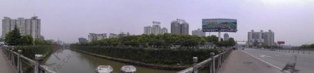 萍水河全景图图片
