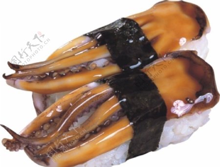 鳗汁八爪鱼寿司图片