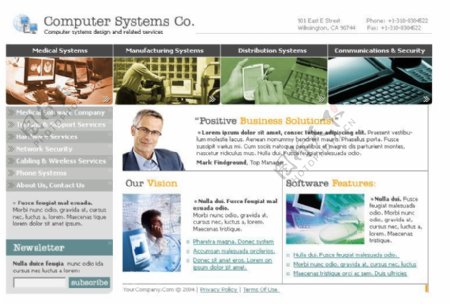 IT行业类信息量大网站图片