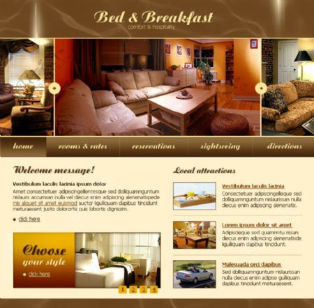 外国酒店网站图片