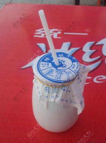 老北京蜂蜜酸牛奶图片