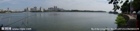 武汉183东湖听涛景区全景图片