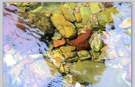 金鞭溪的水图片