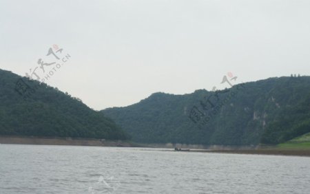白山湖景色图片