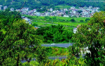 山水梅州乡村景色图片
