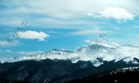 雪山风光图片