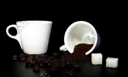 咖啡白糖图片