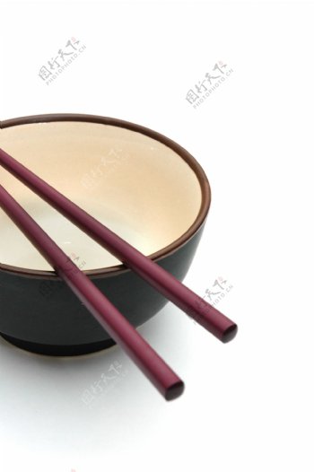筷子与碗图片