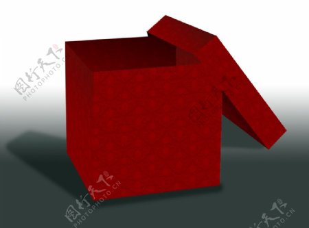 红色包装盒图片