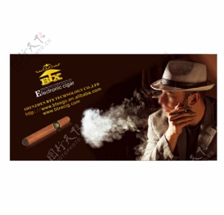 电子烟电子雪茄海报图图片
