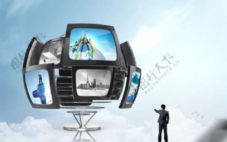 韩国数码商业科技PSD分层素材图片
