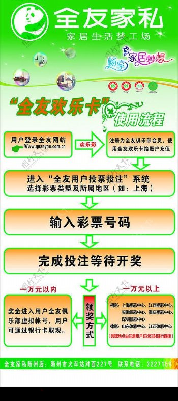 全友欢乐卡使用流程图图片