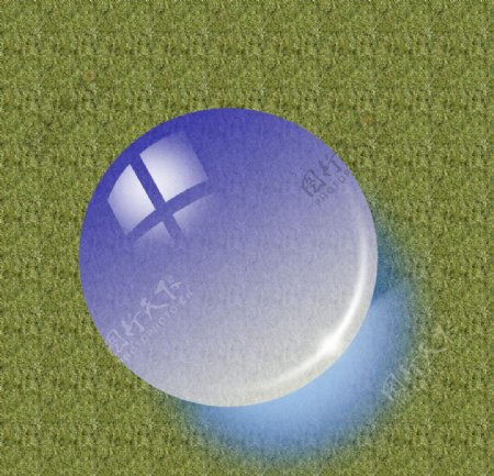 透明球体分层图片