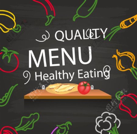 健康饮食菜单图片