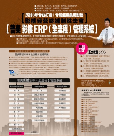 影楼ERP管理系统DM单图片