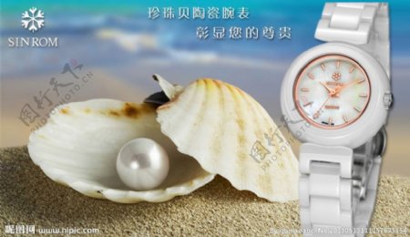 SINROM手表广告图片