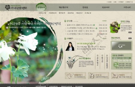 韩国精美网站模版10图片