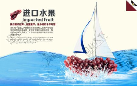 超市进口水果葡萄图片