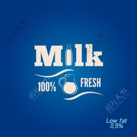 牛奶海报背景图片
