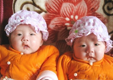 双胞胎宝贝图片