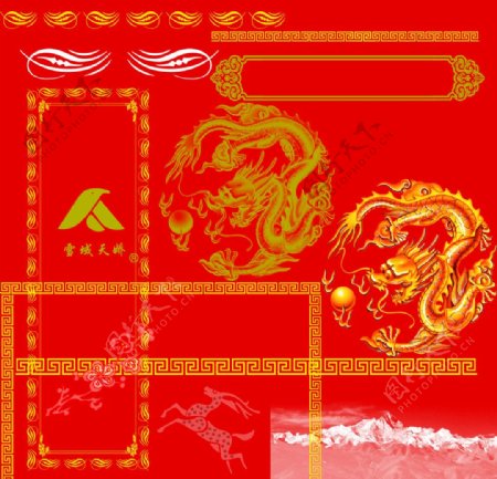 藏族风格素材图片