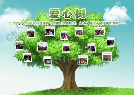 爱心树公益活动图片