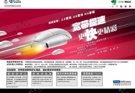 中国网通CNC宽带提速图片