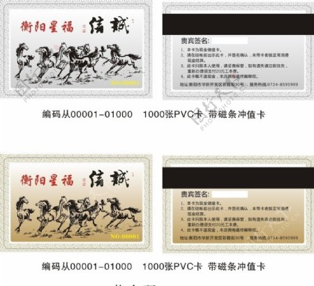 衡阳星福高档PVC卡图片