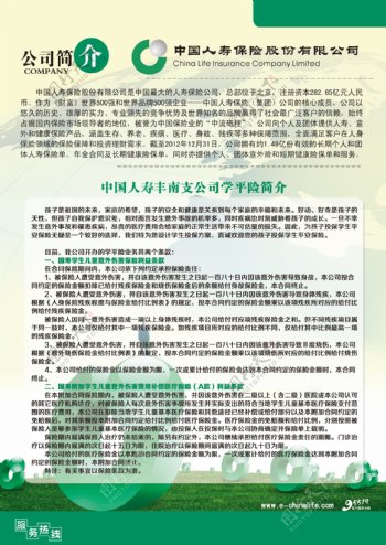 中国人寿保险海报图片