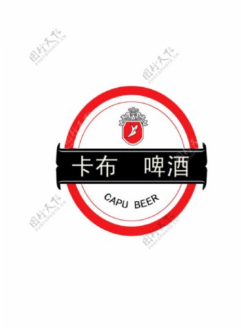 啤酒标签盖标图片