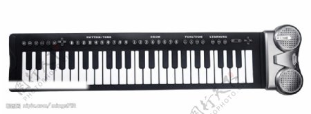 手卷式硅胶电子钢琴图片