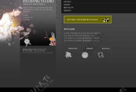 韩国结婚网站模板1图片