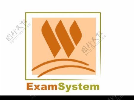 考试系统标志LOGO图片