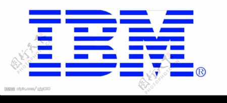 IBM标志自己勾清晰图片