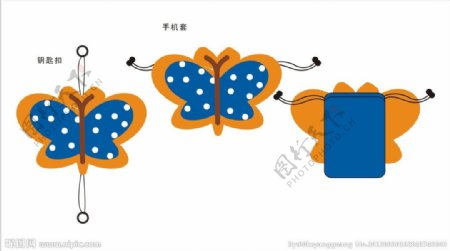 蝴蝶礼品设计图片