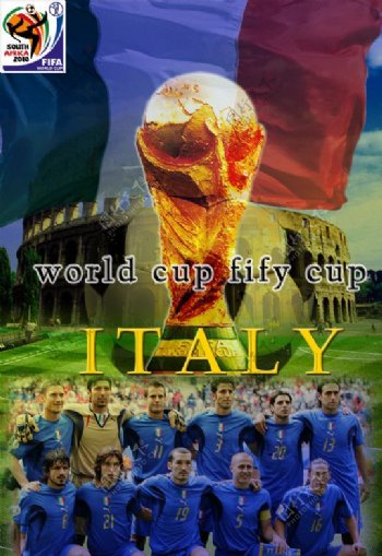 世界杯意大利宣传海报图片